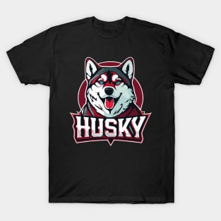 husky dog design T-Shirt